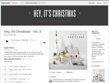 Tablet Screenshot of heyitschristmas.bandcamp.com