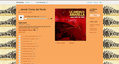 Desktop Screenshot of laamenazaamarilla.bandcamp.com