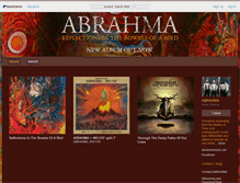 Tablet Screenshot of abrahma.bandcamp.com
