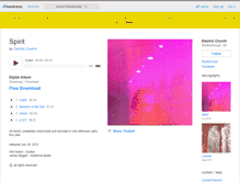 Tablet Screenshot of iamelectricchurch.bandcamp.com