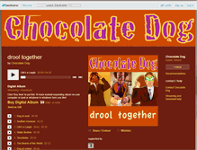 Tablet Screenshot of chocolatedog.bandcamp.com