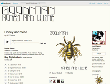 Tablet Screenshot of goodman.bandcamp.com