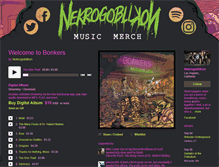 Tablet Screenshot of nekrogoblikon.bandcamp.com