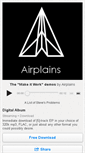 Mobile Screenshot of airplainsfl.bandcamp.com