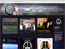 Tablet Screenshot of cosmicdustbunnies.bandcamp.com