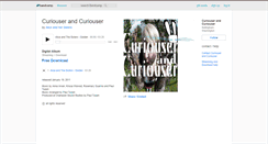Desktop Screenshot of curiouserandcuriouser.bandcamp.com