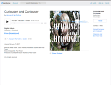 Tablet Screenshot of curiouserandcuriouser.bandcamp.com