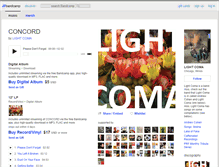 Tablet Screenshot of lightcoma.bandcamp.com