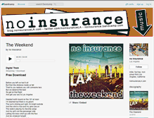 Tablet Screenshot of noinsurance.bandcamp.com