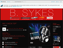 Tablet Screenshot of bsykes.bandcamp.com