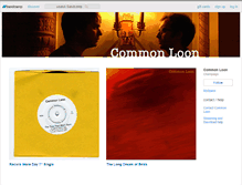 Tablet Screenshot of commonloon.bandcamp.com