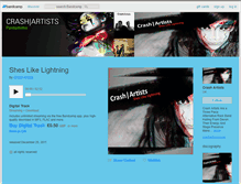 Tablet Screenshot of crashartists.bandcamp.com