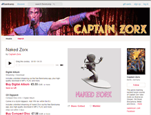 Tablet Screenshot of captainzorx.bandcamp.com