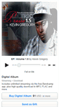 Mobile Screenshot of kevingregory.bandcamp.com