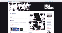 Desktop Screenshot of dearcomrade.bandcamp.com