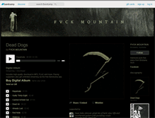 Tablet Screenshot of fvckmountain.bandcamp.com