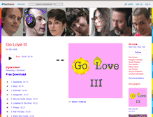 Tablet Screenshot of golove1.bandcamp.com