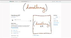 Desktop Screenshot of handlung.bandcamp.com