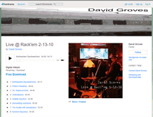 Tablet Screenshot of davidgroves.bandcamp.com
