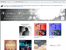Tablet Screenshot of breezewax.bandcamp.com