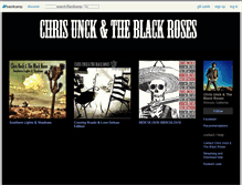 Tablet Screenshot of chrisunckandtheblackroses.bandcamp.com