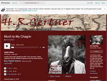 Tablet Screenshot of hrgertner.bandcamp.com