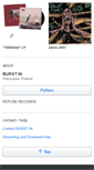 Mobile Screenshot of burstin.bandcamp.com