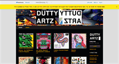 Desktop Screenshot of duttyartz.bandcamp.com