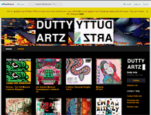 Tablet Screenshot of duttyartz.bandcamp.com