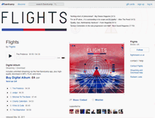 Tablet Screenshot of flights.bandcamp.com