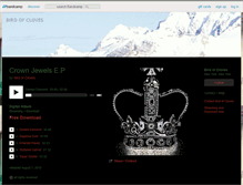 Tablet Screenshot of birdofcloves.bandcamp.com