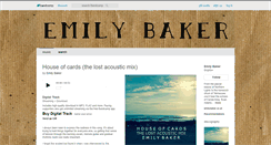 Desktop Screenshot of emilybakermusic.bandcamp.com