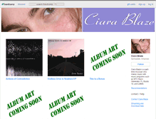 Tablet Screenshot of ciarablaze.bandcamp.com