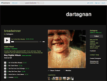 Tablet Screenshot of dartagnanbaltimore.bandcamp.com