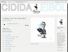 Tablet Screenshot of cididaxeibol.bandcamp.com