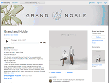 Tablet Screenshot of grandandnoble.bandcamp.com