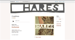 Desktop Screenshot of hares.bandcamp.com