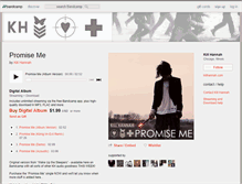 Tablet Screenshot of killhannah.bandcamp.com