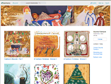 Tablet Screenshot of familyrechristmas.bandcamp.com