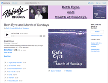 Tablet Screenshot of betheyre.bandcamp.com