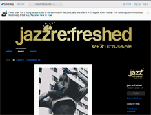Tablet Screenshot of jazzrefreshed.bandcamp.com