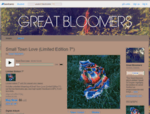 Tablet Screenshot of greatbloomers.bandcamp.com