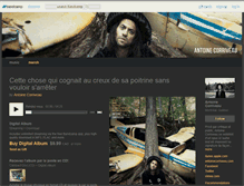 Tablet Screenshot of antoinecorriveau.bandcamp.com