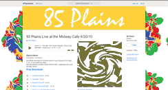 Desktop Screenshot of 85plains.bandcamp.com