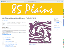 Tablet Screenshot of 85plains.bandcamp.com
