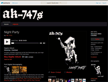 Tablet Screenshot of ak-747s.bandcamp.com