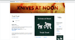 Desktop Screenshot of knivesatnoon.bandcamp.com