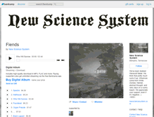 Tablet Screenshot of newsciencesystem.bandcamp.com