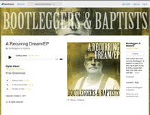 Tablet Screenshot of bootleggersandbaptists.bandcamp.com