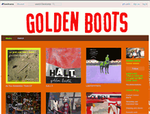 Tablet Screenshot of goldenboots.bandcamp.com